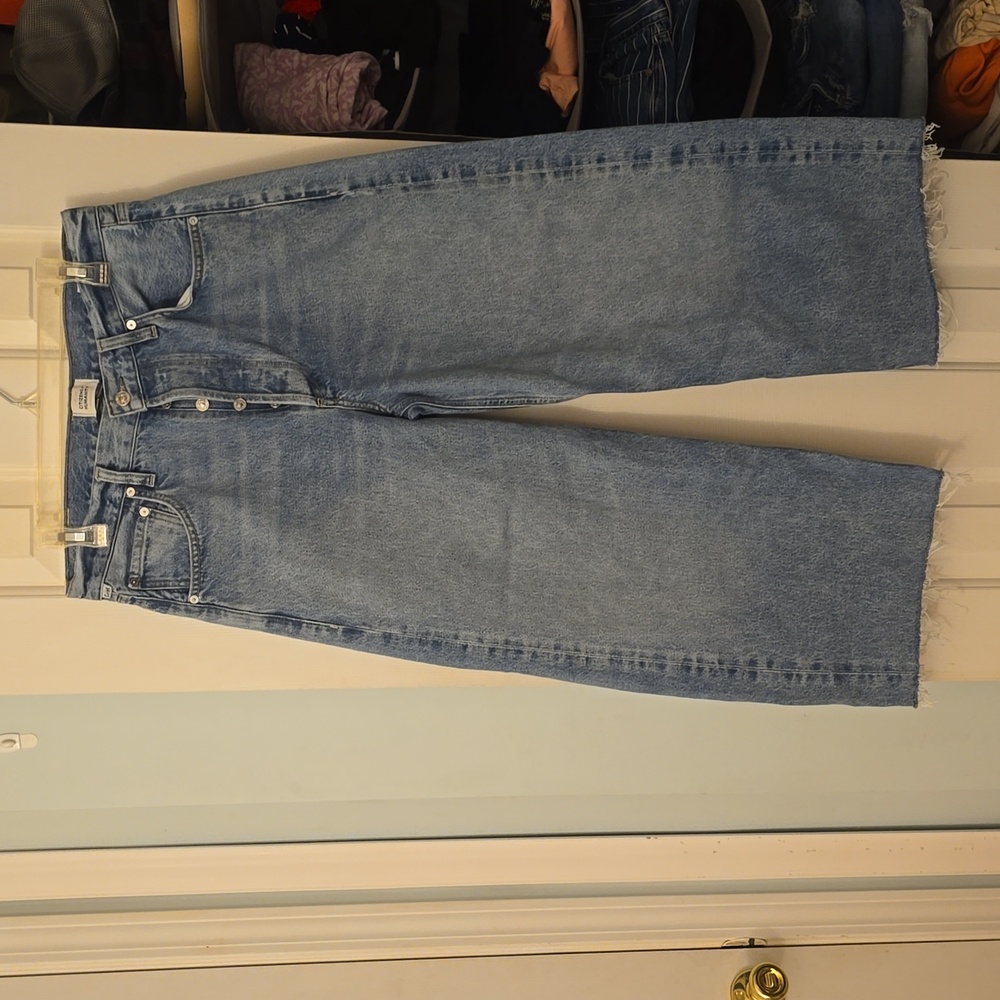 COH Citizens of Humanity Ayla Baggy Wide Leg Crop Jeans Size 29